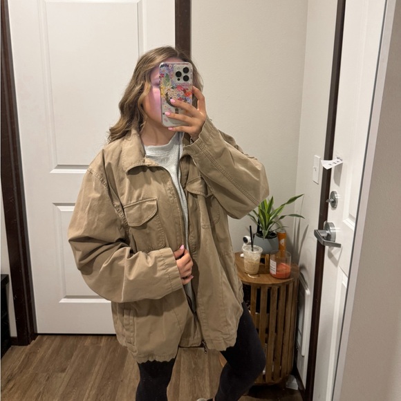 Eddie Bauer tan coat - Picture 1 of 7